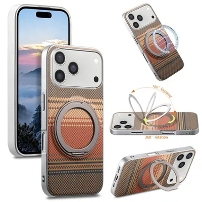 Produktbild von MagSafe Handyhülle für Apple iPhone 18 Pro / 17 Pro 360 Ringhalter Ständer