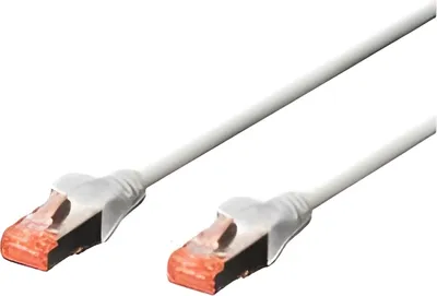 Immagine prodotto di DIGITUS Patchkabel Cat6 S/FTP 2xRJ45 1.5m grau Hebelschutz