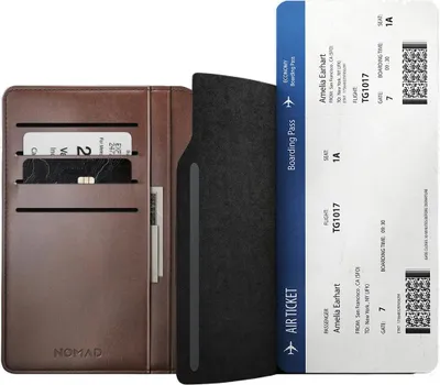 Produktbild von Passport Wallet Nomad Horween Leather Chestnut