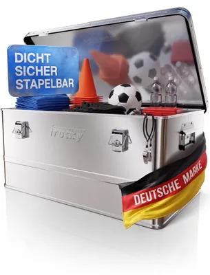 Alukiste mit zwei Schlüsseln
