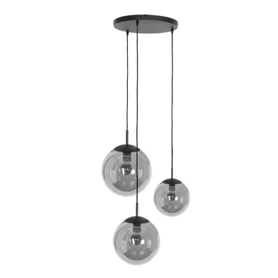 Immagine prodotto di Steinhauer - lampada a sospensione - Bollique LED - nero - vetro metallo - Ø 40cm - E27 - 3123ZW