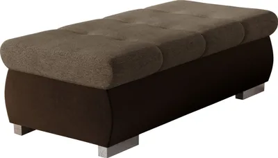 Produktbild von MIRJAN24 Polsterhocker Orkan Groß, Moderne Sitzhocker vom Hersteller, Holzkonstruktion, 120x60x39 cm (Farbe: Kronos 06 + Matana 19)