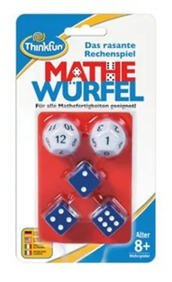 Produktbild von Thinkfun Familienspiel Logikspiel Mathe Würfel 76317