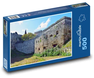 Obrázek produktu pro Puzzle 500 Středověký hrad - pevnost, opevnění - martinpuzzle