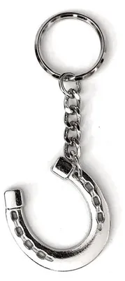 Immagine prodotto di Gioielli in metallo a forma di ferro di cavallo con finiture in argento
