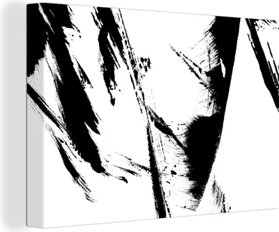 Obrázek produktu pro OneMillionCanvasses® Malba na plátně Nástěnná malba na plátně - Barva - černá - abstraktní - 150x100cm