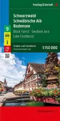 Produktbild von freytag & berndt Straßenkarte Schwarzwald - Schwäbische Alb - Bodensee 1:150.000