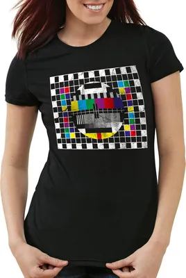 Produktbild von style3 Testbild Damen T-Shirt sheldon, Farbe:Schwarz, Größe:M