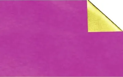Produktbild von Alu-Bastelfolie Rolle 10mx50cm gold/rosa glänzend
