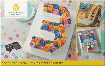 Produktbild von Wilton Backform Set Countless Celebrations - Nummer & Buchstaben