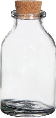Produktbild von Mini Glasflaschen mit Korken 20ml 105 Stück 6x3cm | Deko Glasflaschen