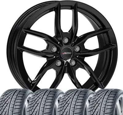 Zdjęcie produktu dla Kompletne koła Kompletne koła zimowe Opony z felgami Bavaris 6.5x16 ET54 5x112 kompatybilne z Mini 3-drzwiowym 5-drzwiowym kabrioletem