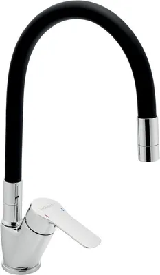 Obrázek produktu pro Dřezová baterie s flexibilním ramenem Metalia 54 chrom černá 54014F,0C