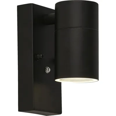 Immagine prodotto di Applique da esterno a 1 luce nera con sensore crepuscolare GU10 IP44