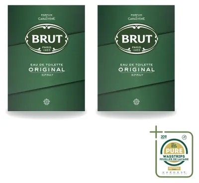 Productafbeelding van 2 x Brut Original Eau de Toilette - 100 ml - Verpakking met 2 stuks