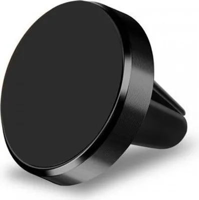 Produktbild von Metal Magnetic Cell Mobile Phone Car Holder mit Clips - Farbe: Schwarz