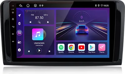 Zdjęcie produktu dla Carplay''2+64G Andriod13 Autoradio GPS Navi dla Mercedes ML W164 2005-2012 SWC WIFI BT RDS DSP DAB+ 2 Din 4Kern