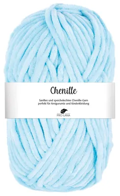Produktbild von Pro Lana CHENILLE 100 g samtig weich und stabiles Chenille Garn 110 m Farbe 062 - türkis