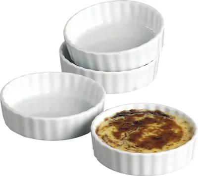 Produktbild von Quiche-Form 4-tlg., Porzellan, weiß