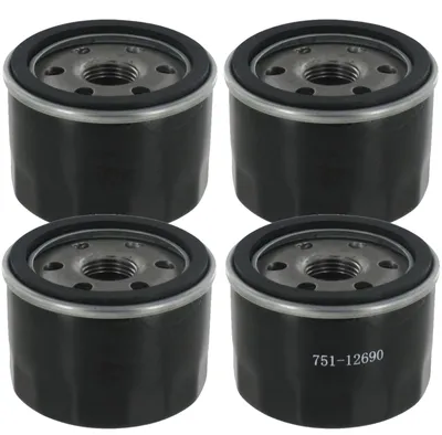 Imagen del producto de Juego de 4 filtros de aceite para motores de cortacéspedes