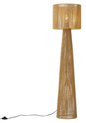 Produktbild von Japandi Stehleuchte Natur mit Schirm Dart