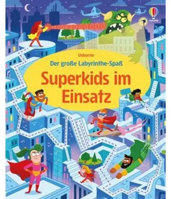 Zdjęcie produktu dla Der große Labyrinthe-Spaß: Superkids im Einsatz
