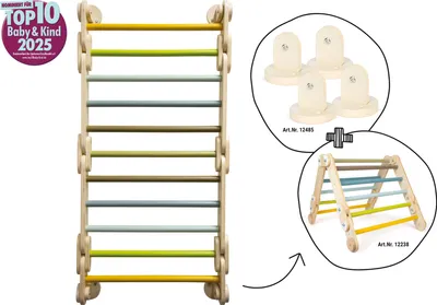 Produktbild von Kletterdreieck-Sprossenwand 2in1 „Adventure“