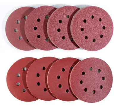 Produktbild von 80 Schleifscheiben für Exzenterschleifer, 125 mm, mit Körnung: 10 x 40/60/80/120/180/240/320/400