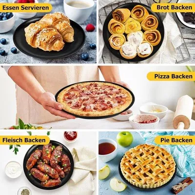 Produktbild von Famanu Pizzapfanne Antihaftbeschichtung - 26 cm