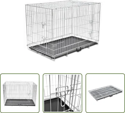 Obrázok produktu pre Skladací box pre psov Kovový XXL