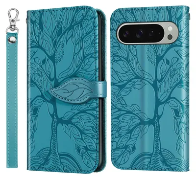Immagine prodotto di Custodie a libro per Google Pixel 9, colore turchese