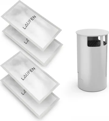 Immagine prodotto di Laufen Riva Set per WC con doccetta Filtro antiodore e decalcificante 2 pezzi, 1 pezzo.