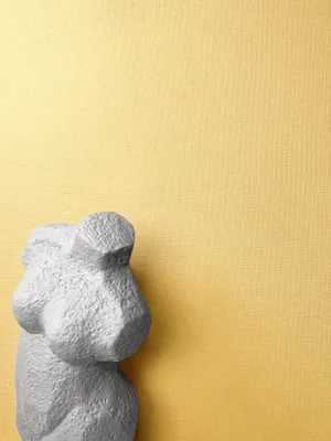 Produktbild von NEWROOM Tapete Gelb Vliestapete Unifarbe - Edle Farben Uni Struktur Textil Unitapete Strukturtapete