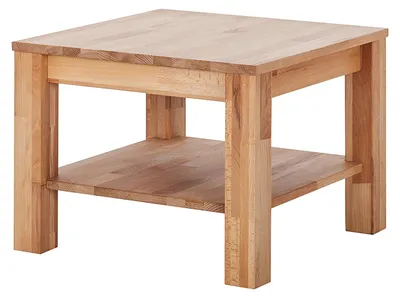Produktbild von home24 Couchtisch - Kernbuche Massiv