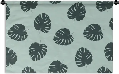 Produktbild von MuchoWow® Wandteppich Wandbehang Sommer - Laub - Blau 120x80 cm Tapisserie Dekoration Wandtuch - Wanddekorationen - Wandtücher
