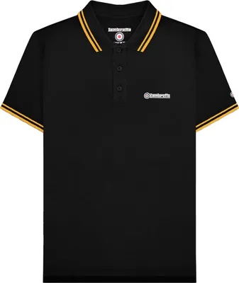 Image de Lambretta - "SS25" Polo pour homme LB271 (XL) (Noir/Or)