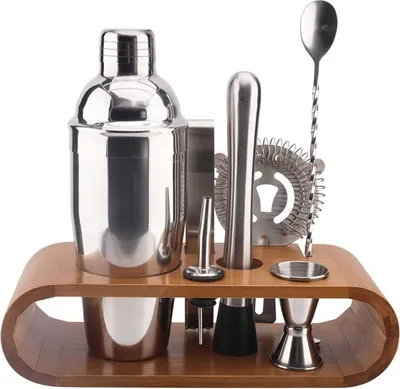 Obrázek produktu pro HowHomely Cocktailmixset Cocktail Shaker Edelstahl 7er Set