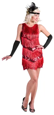 Produktbild von Charleston Kleid rot Größe: L