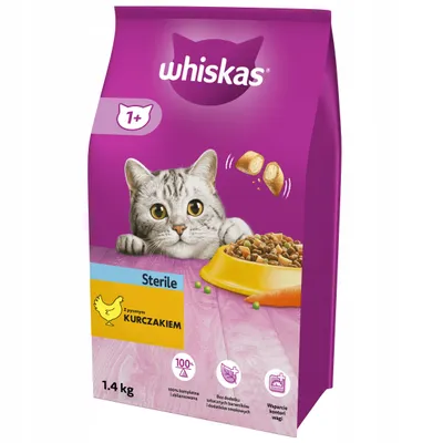 Zdjęcie produktu dla Whiskas Karma dla kota Sterile z kurczakiem 1,4 kg