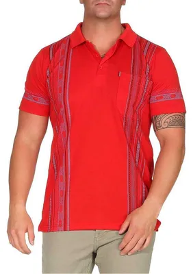 Produktbild von Herren Polo-Shirt mit Brusttasche Kurz-Arm; Rot M