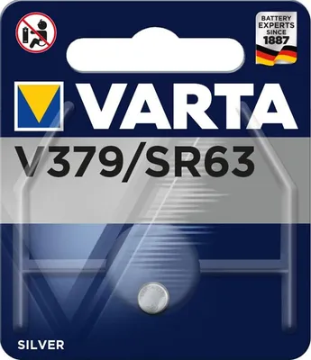 Produktbild von Varta Batterie Uhrenzelle V379 1.55V 15.0mAh Retail 1St.