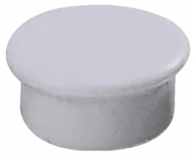 Image de Aimant rond Dahle, diamètre 13 mm, gris, 10 pièces
