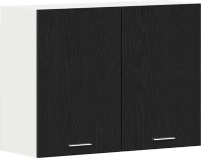 Produktbild von vidaXL Hängeschrank Lyon Schwarz Eichen-Optik 80 x 31 x 60 cm