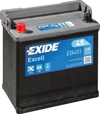 Produktbild von Exide Excell 12v 45ah 330a Batteriestarter Durchsichtig Durchsichtig One Size