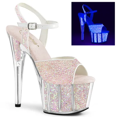 Produktbild von ADORE-710UVG Damen Sandale von Pleaser, Neon Opal-Opal EU 37, US 7
