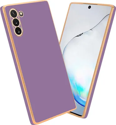 Image de Cadorabo Housse de protection pour Samsung Galaxy NOTE 10 Housse en lilas Housse pour téléphone portable TPU Silicone Protection pour appareil photo Etui Case