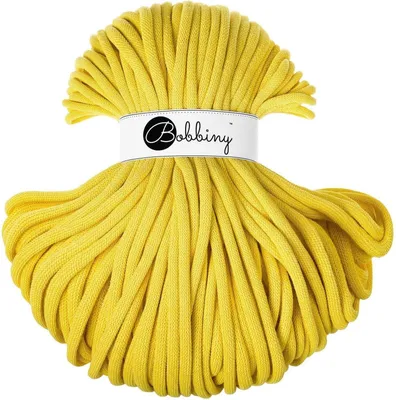 Produktbild von Bobbiny Jumbo 9 mm 100 m Canary Yellow Schnur