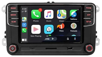 Immagine prodotto di Autoradio da 6,5 pollici con CarPlay, Android Auto e Bluetooth - Radio FM/AM
