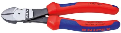 Produktbild von Kraftseitenschneider L.180mm pol.Form 0 2K-Hülle KNIPEX