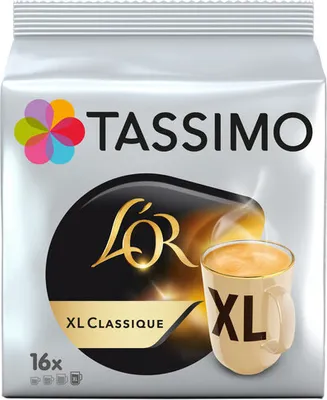 Produktbild von Tassimo® L'OR XL Classique, Kaffee-Pott, 16 Kapseln, =16 Getränke